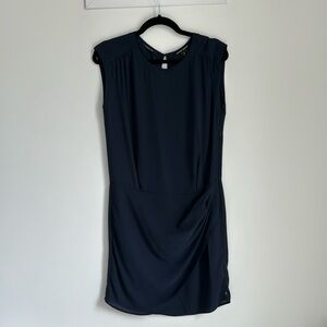 Scotch & Soda navy blue midi dress size small